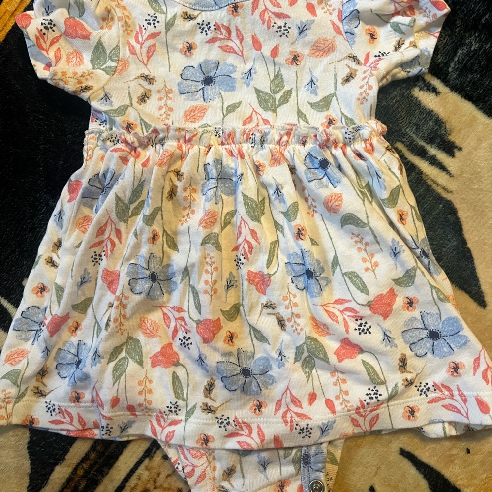 Carter's Floral Baby Dress with Bloomers